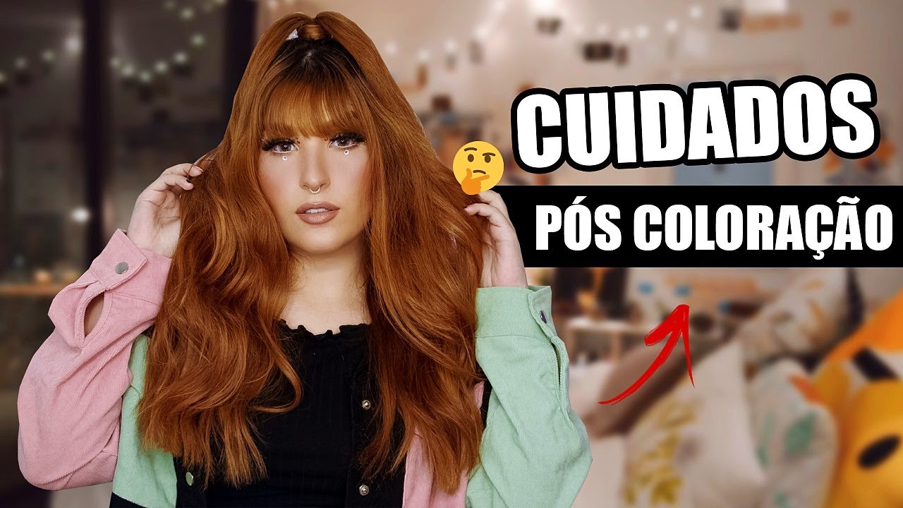 CUIDADOS COM O CABELO RUIVO PÓS COLORAÇÃO