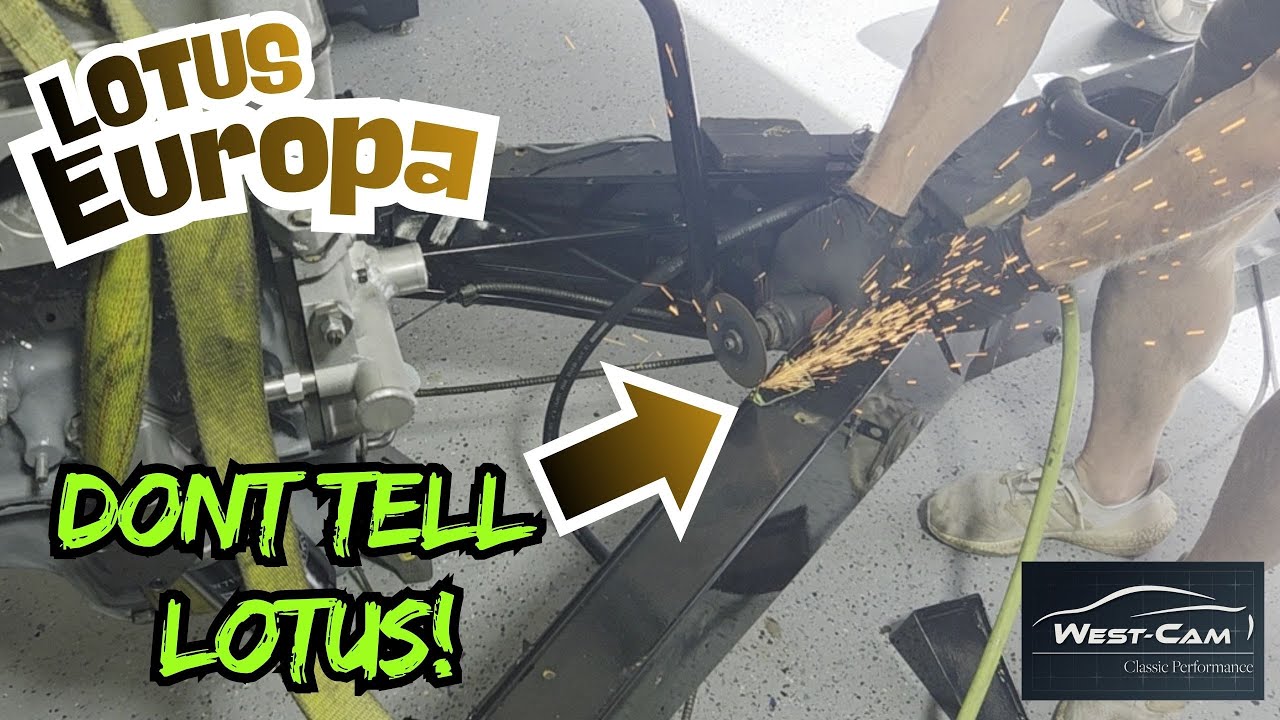 The Engine Wouldn’t Fit… So I Cut the Frame (Don’t Tell Lotus!)