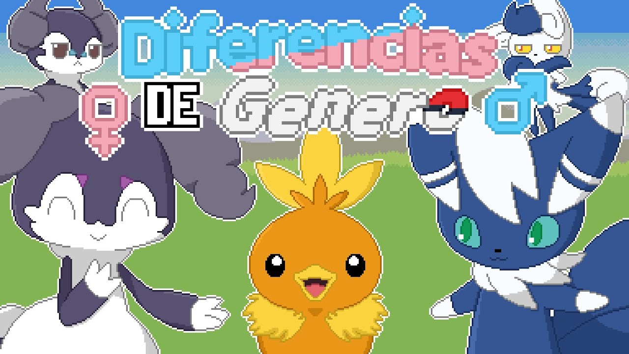 Todas las diferencias de genero dentro de Pokémon