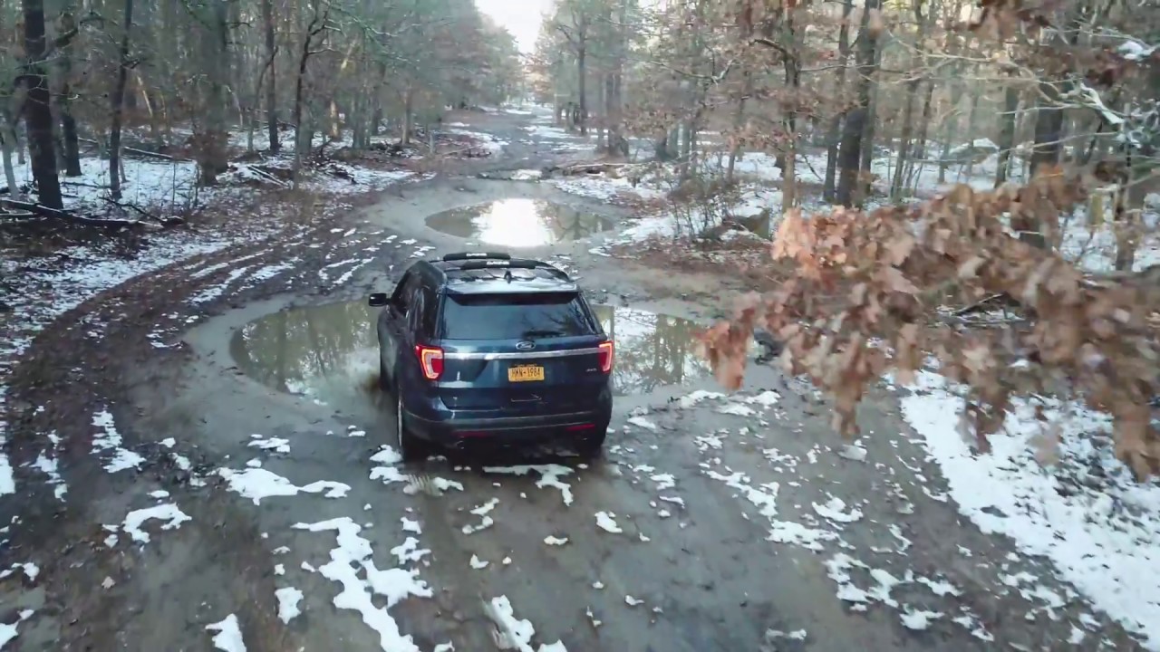 DJI Mavic Pro Activetrack Testing - Winter 4x4 Road 4K