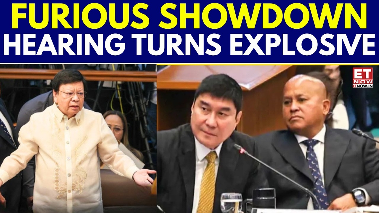 Philippines Senate Live: Furious Showdown Rocks Senate&mdash; Hearing Turns Explosive | ET Now | Manila