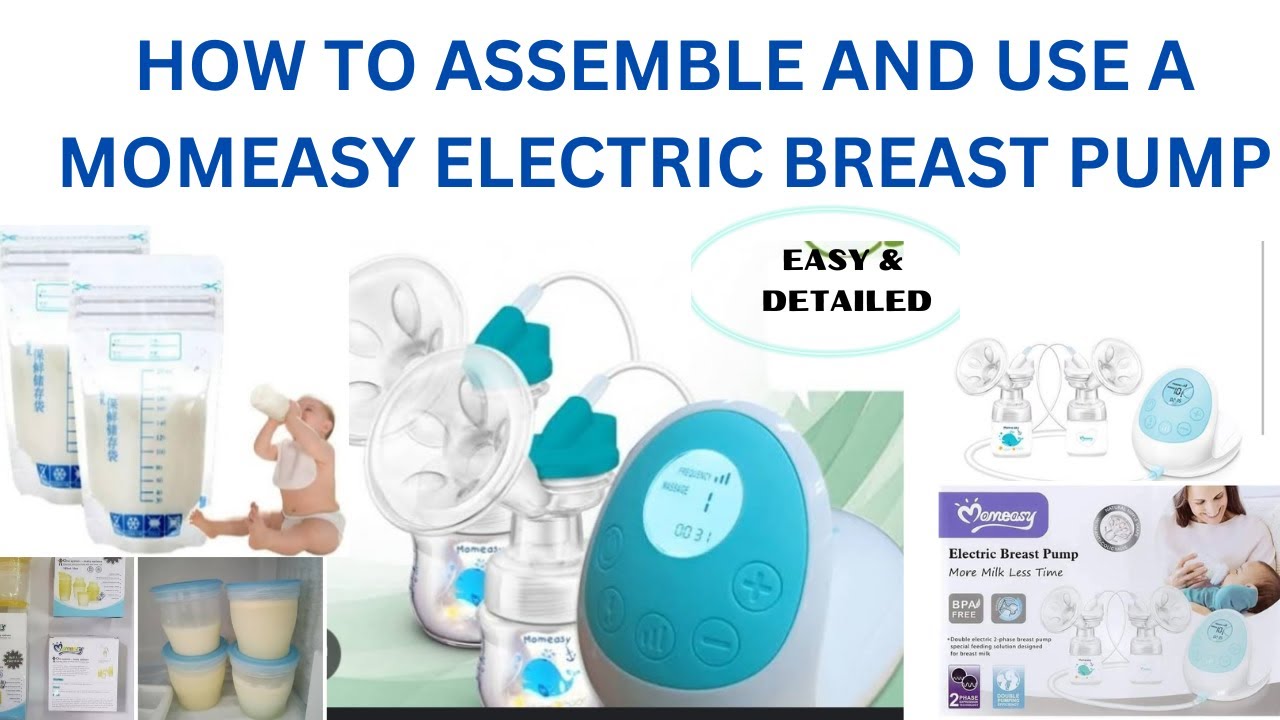 HOW TO CONNECT A MOMEASY ELECTRIC BREAST PUMP | EASY STEPS