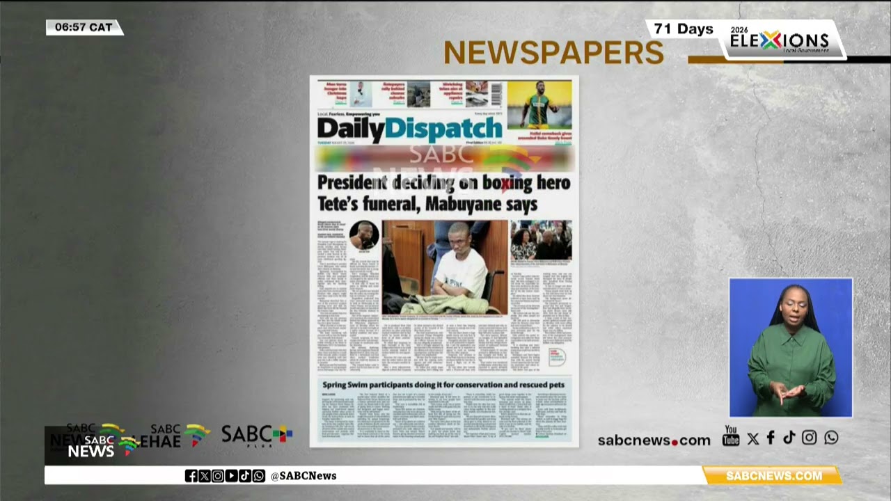 Newspapers | 25 August 2026