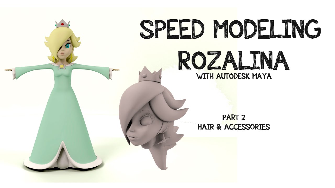 Speed Modeling - Rosalina (Part2/4)