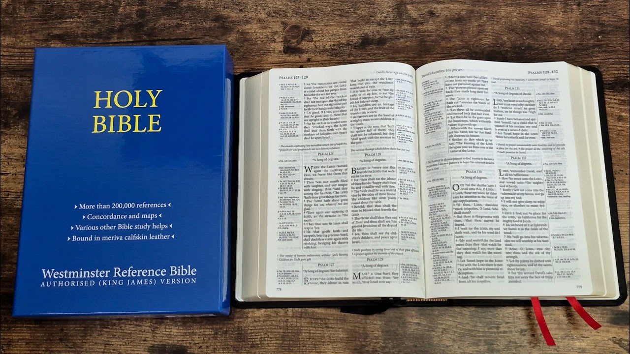 Библия TBS Westminster Reference Bible из Нидерландов.