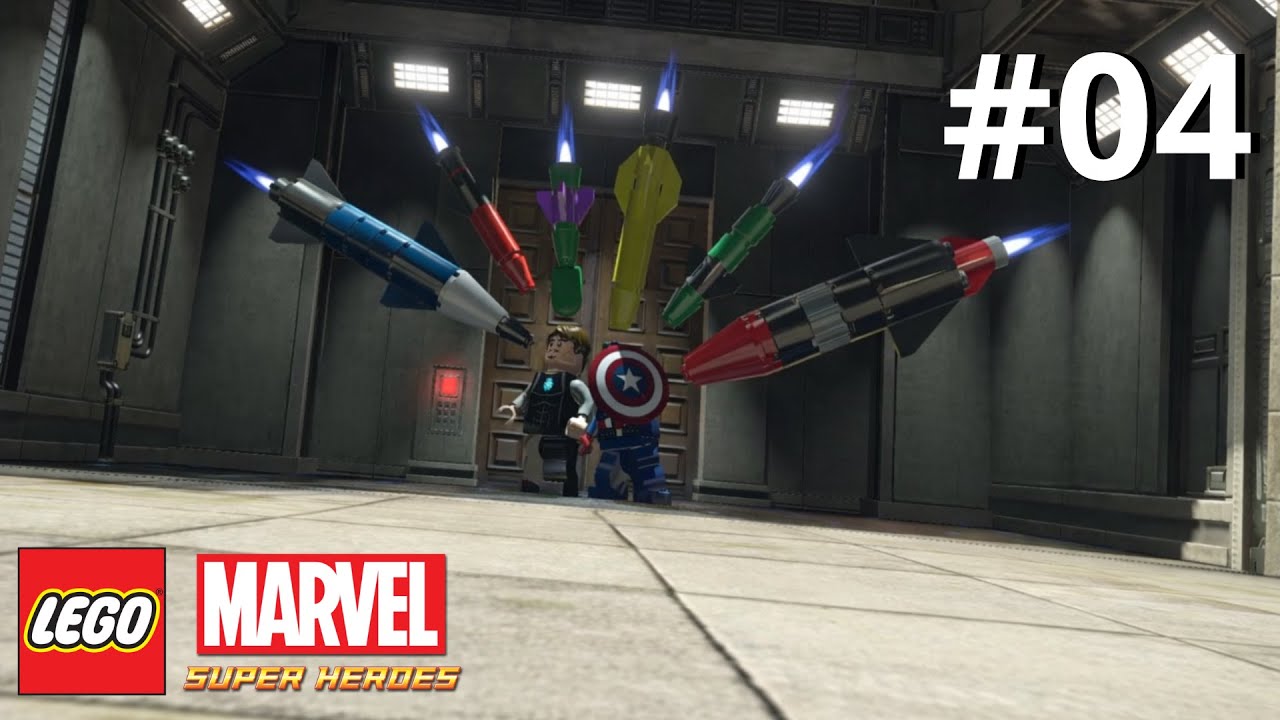 TORRE STARK INVADIDA E CONFRONTO CONTRA A HULKBUSTER- LEGO MARVEL SUPERHEROES 04