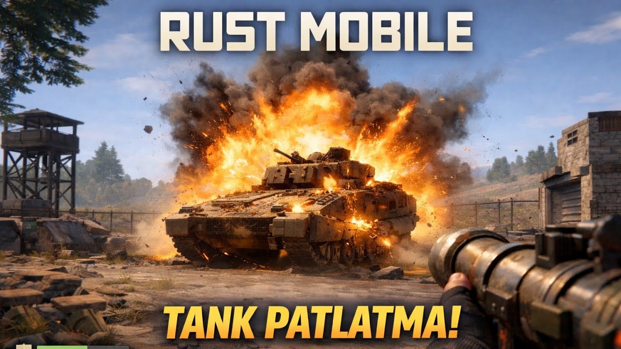 RUST MOBILE | TANKI PATLATTIK! 💥