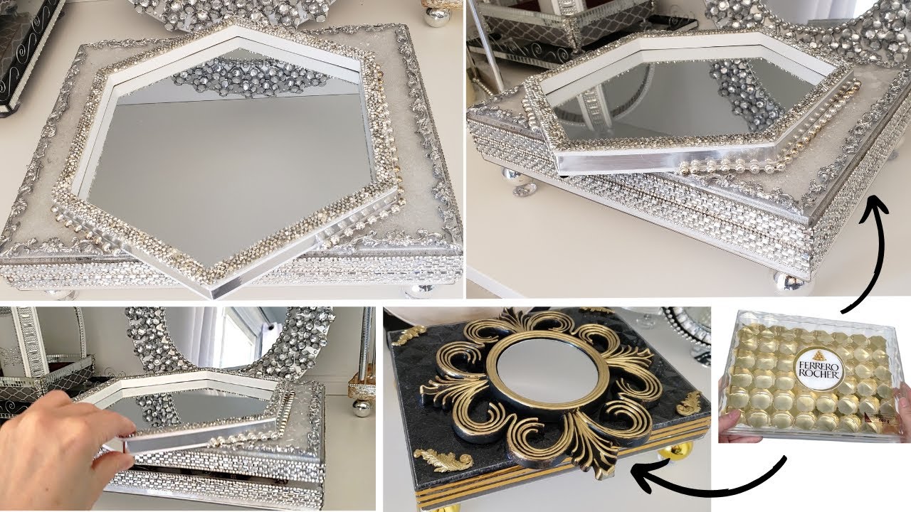 Expensive Looking Home Decor From Empty Chocolate Boxes! | Dollar Tree DIY
