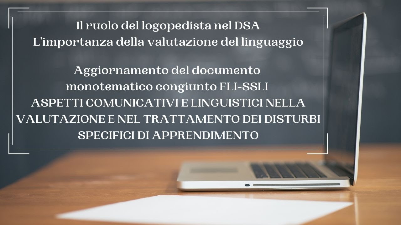 Il ruolo del logopedista nel DSA