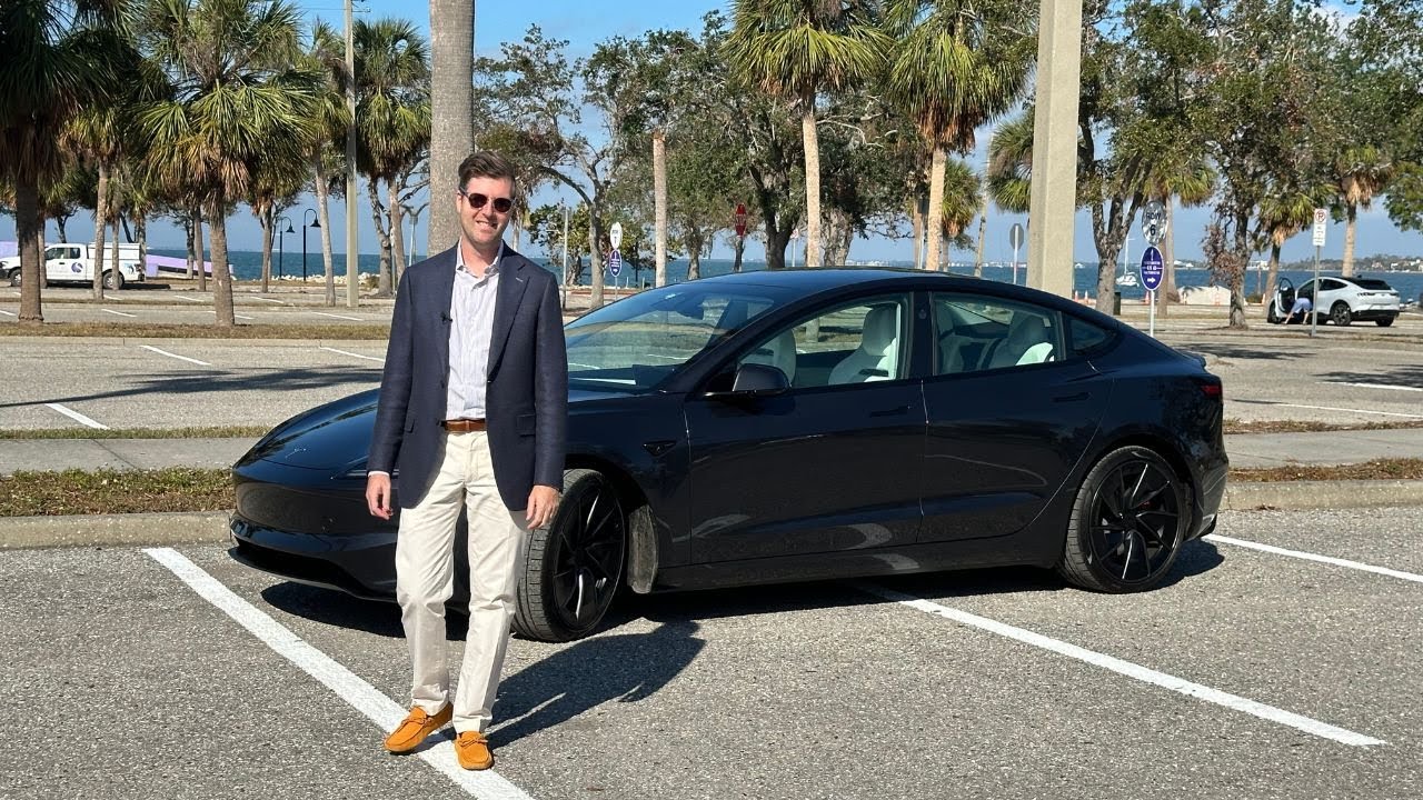 Характеристики Tesla Model 3 2024 года: разгон от 0 до 60 миль в час за 2,9 секунды!