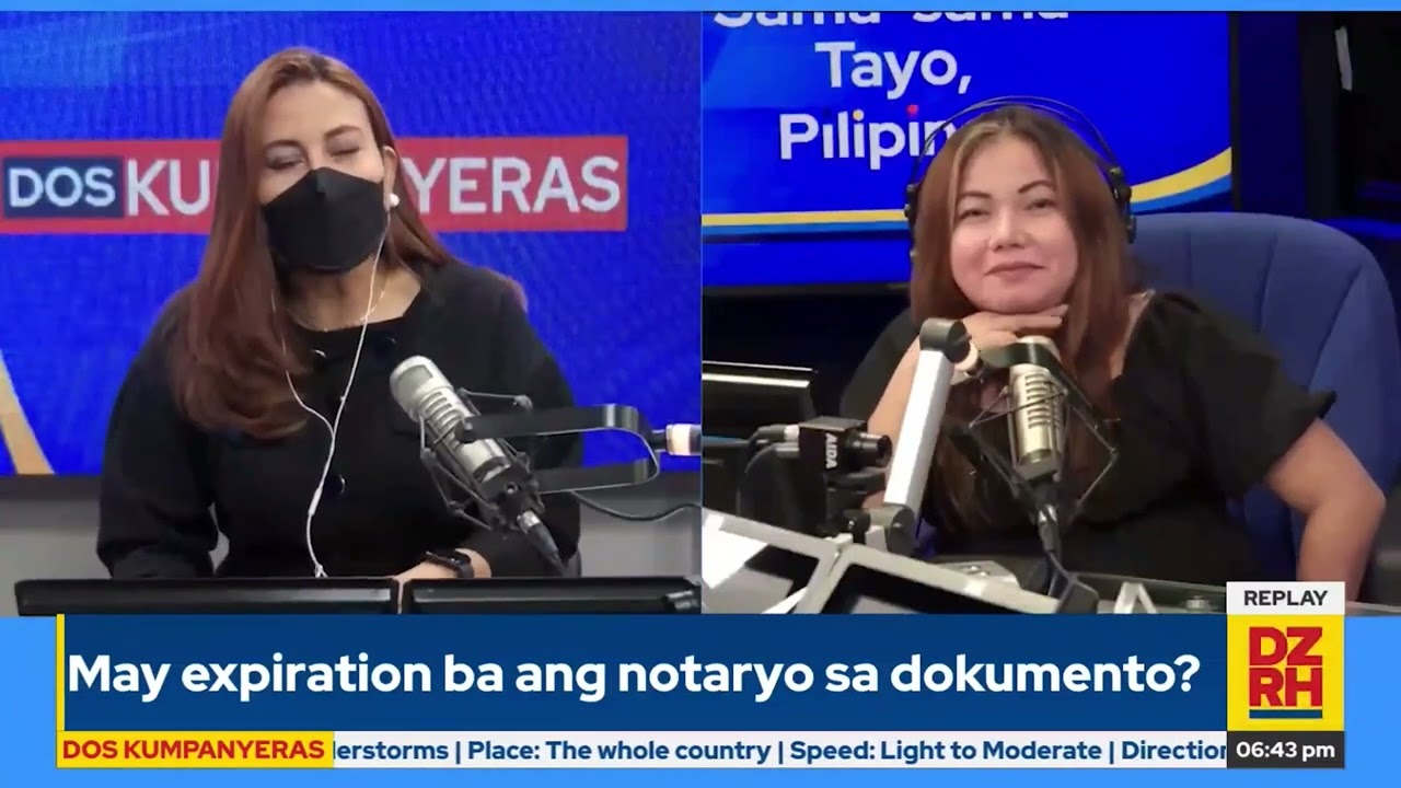 May expiration ba ang notaryo sa dokumento?(09/08/2023)