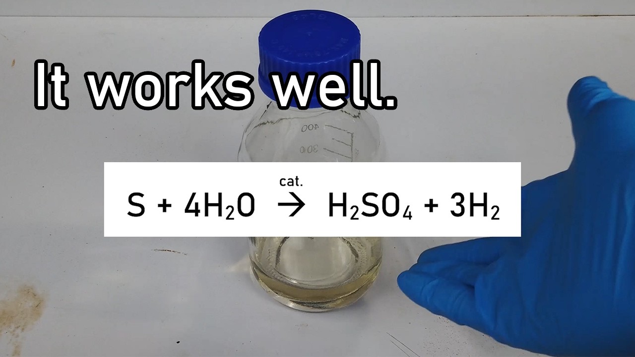 Making Sulfuric Acid - Trying Out NurdRage's Electrobromine Process