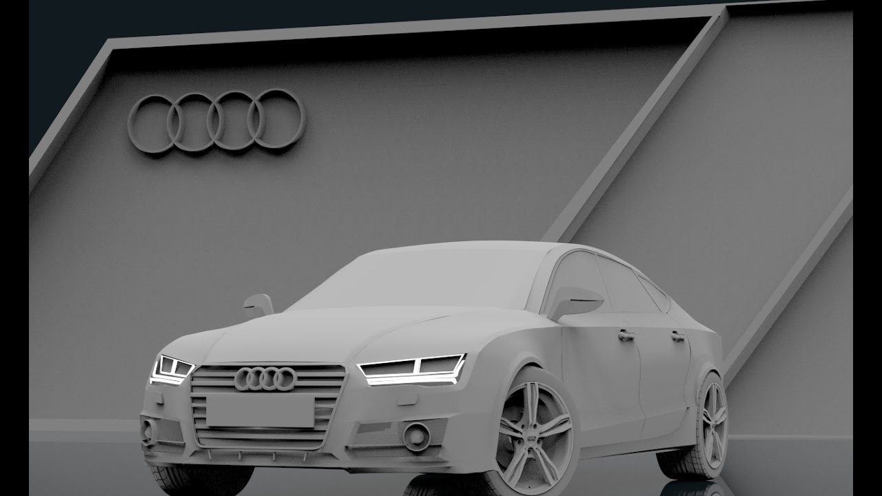 Blender 3D | Audi A7 | Part 1