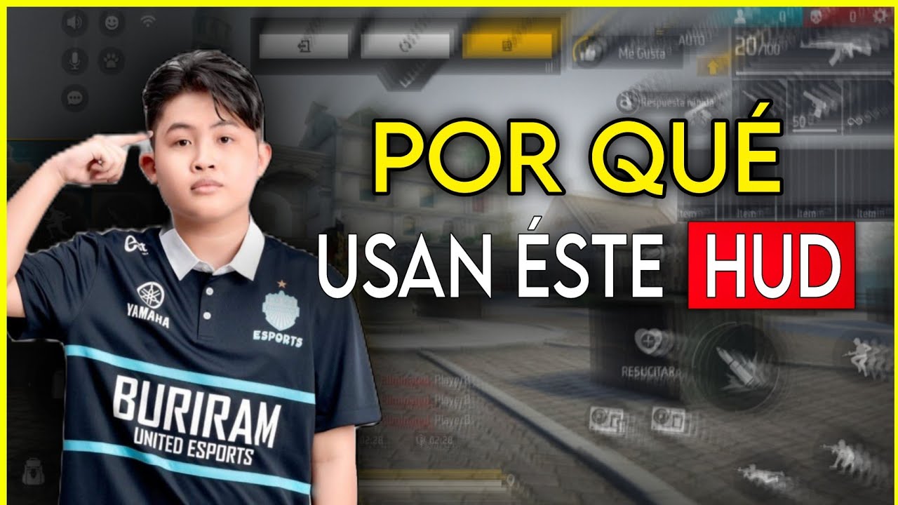 ¿Por qué LOS JUGADORES PROFESIONALES usan el custom hud predeterminado??