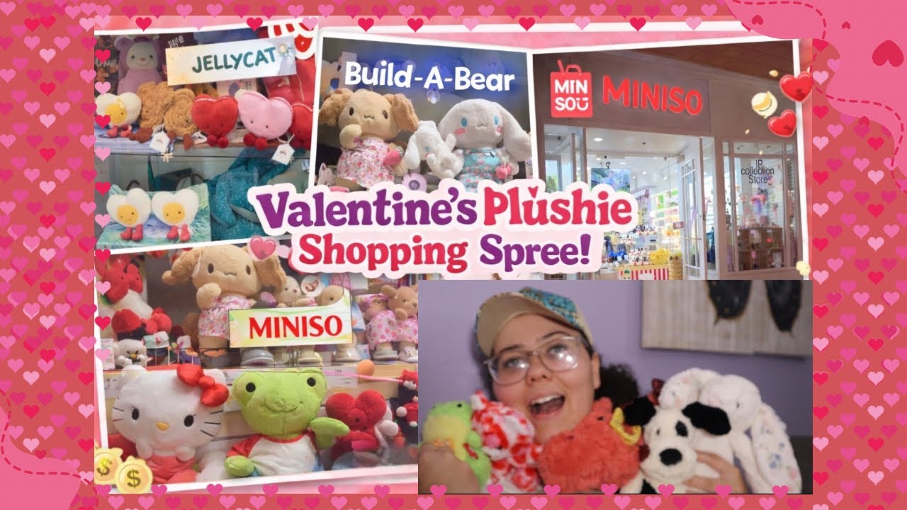 Valentine’s Day Plushie Shopping Spree | Jellycat, Build-A-Bear, Miniso, Target & More!