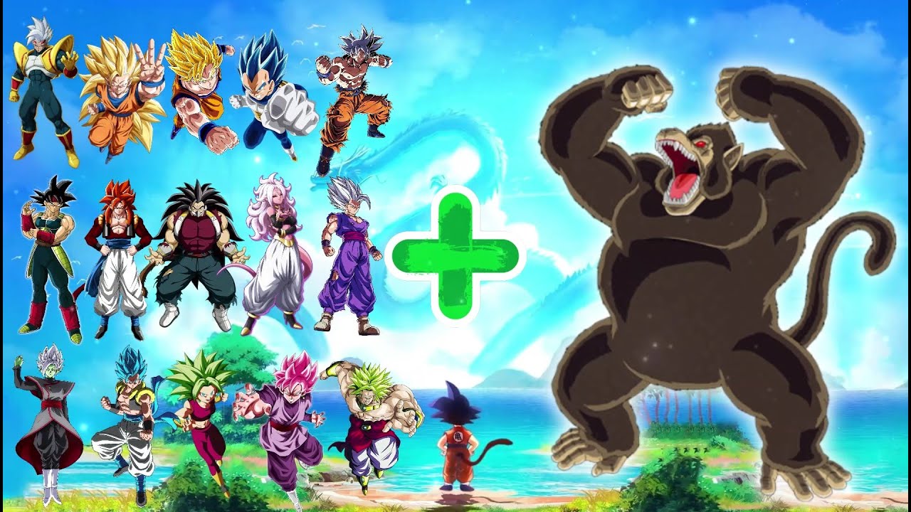 DBS Characters In Oozaru Mode 🦍🌕 #DragonBall #LegendsRealm #shorts
