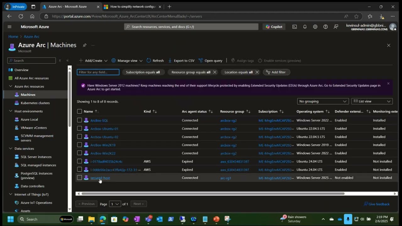 Azure Arc Gateway - A Solution for Restrictive On-Premises Security 20250206