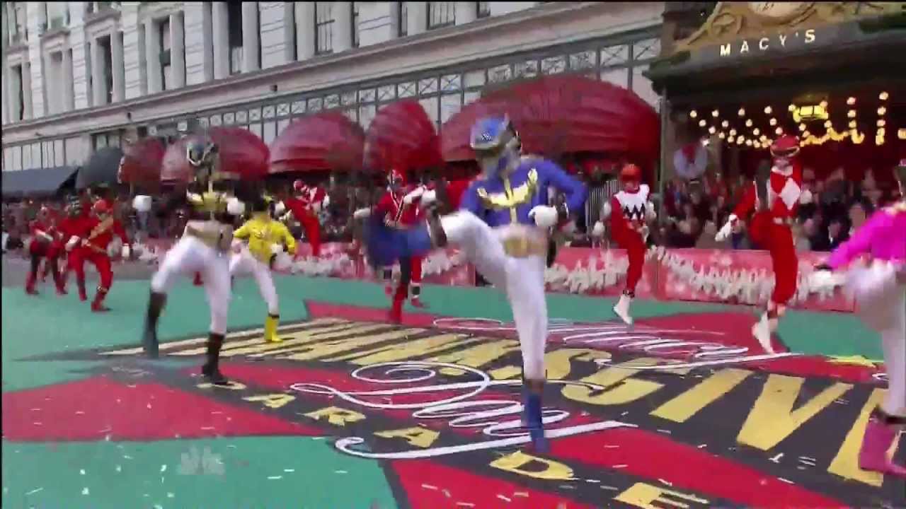 Power Rangers Megaforce   Macy's 86th Thanksgiving Parade 1080p HD