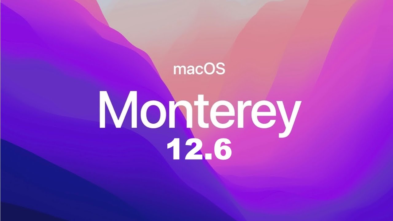 MacOS 12.6 Monterey Actualizacion Apple MacBook M1