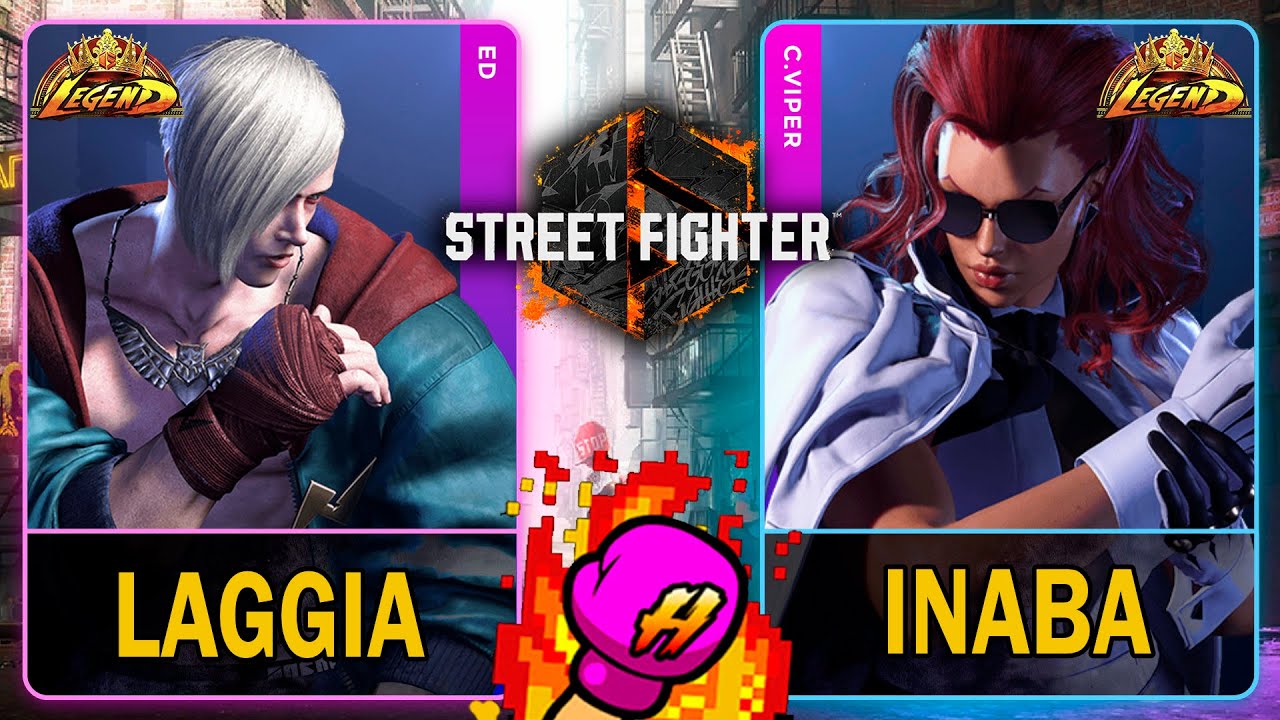 SF6 Laggia (ED) VS Inaba (C.VIPER)🥊Street Fighter 6🥊スト6🥊4K 60ᶠᵖˢ