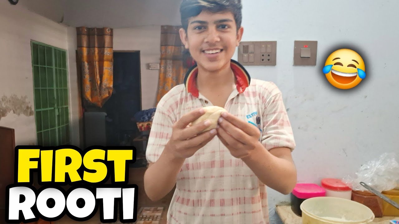 Aj Noman Ne Bnae Rooti 🤭 First Time || Mama Ne Noman Ko Rooti Bnana Sikhai 😁 || Salman Family 