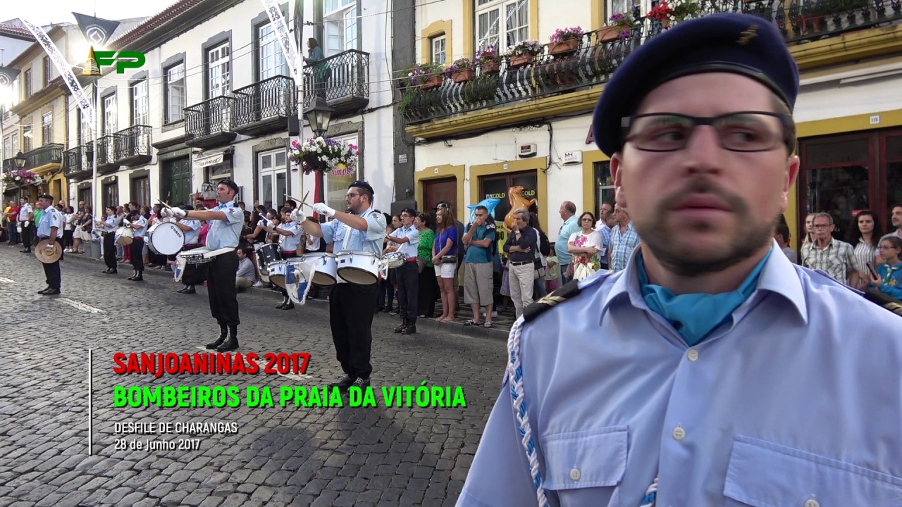 Sanjoaninas 2017 - Desfile de Charangas -  Bombeiros da Praia da Vitoria -  28 de Junho