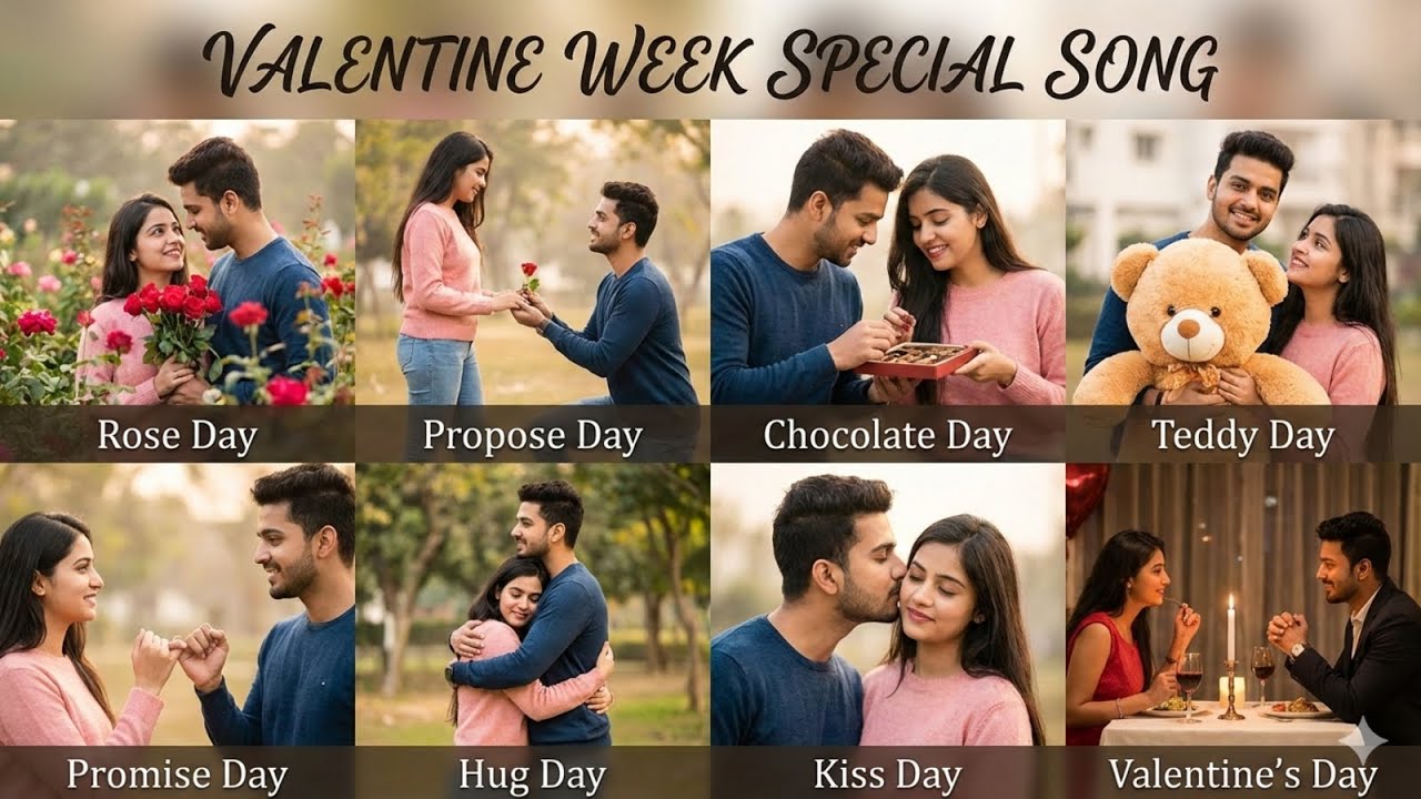 Valentine Week Special Song | Seven Days of You |Love,Every Day|Valentine Mode ON|A Week Called Love