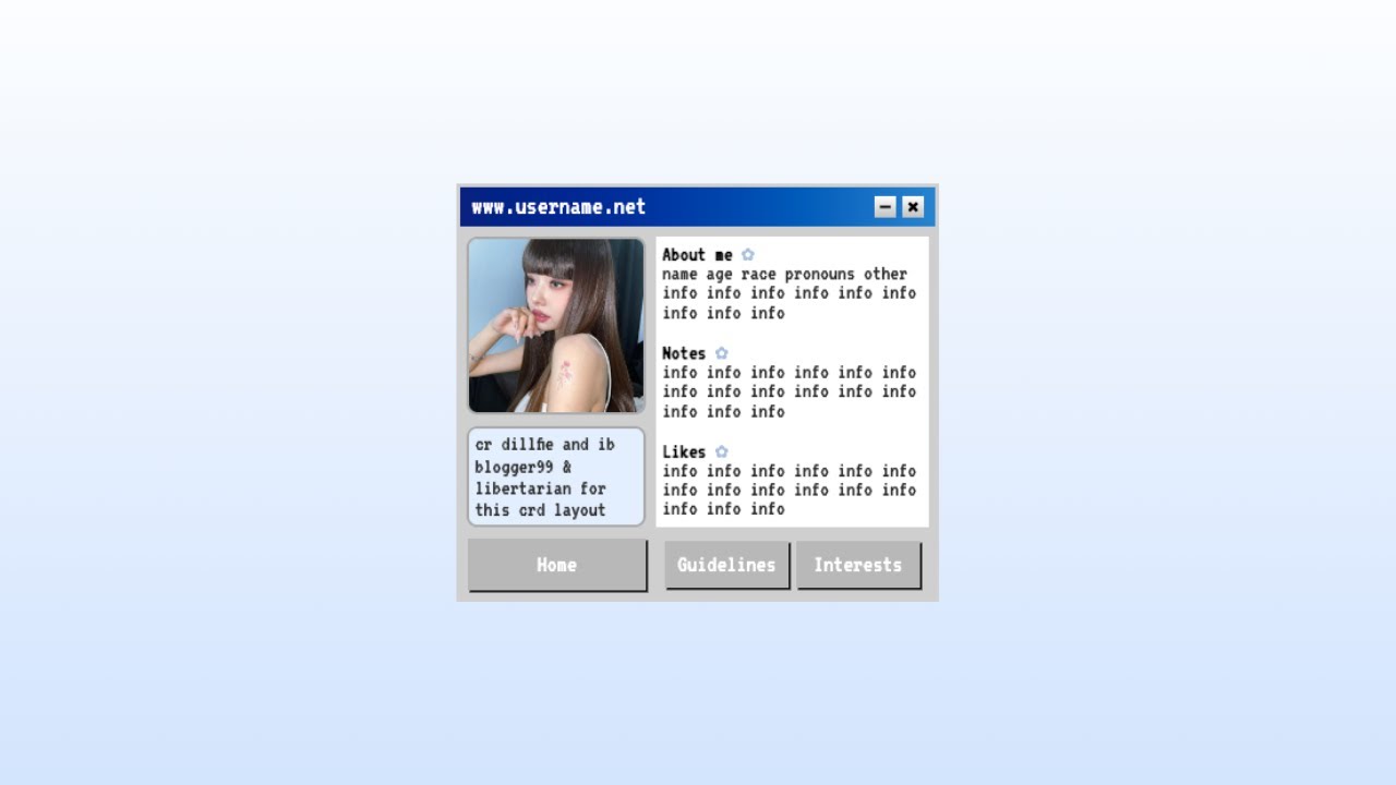old web carrd tutorial - cr dillfie