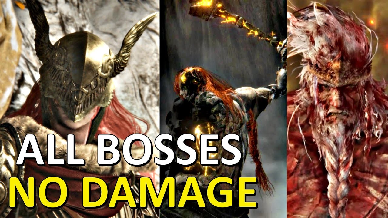 ELDEN RING - All Boss Fights [NO DAMAGE  /  ALL BOSSES Vs Master Samurai Build]