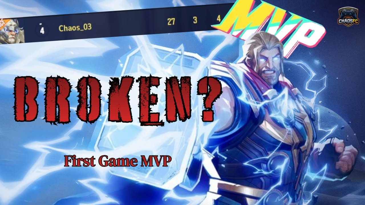 Thor Is Actually Broken?! My First Time Playing Him and I Got MVP in GM⚡