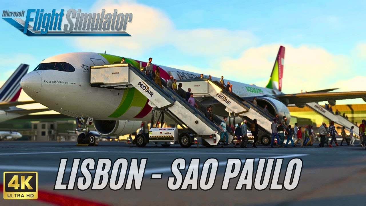 TAP Portugal A330-900 | Lisbon – Sao Paulo | Full Flight | MSFS Ultra Realism 4K