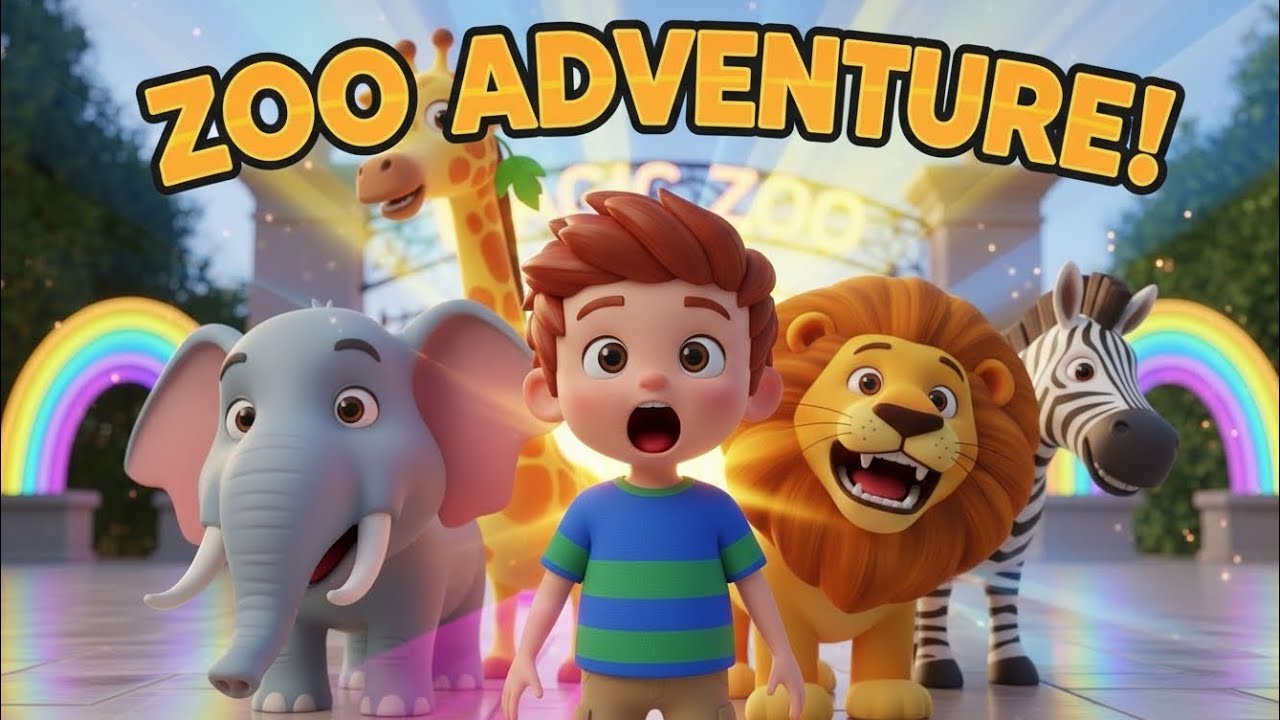 Tom’s Magic Zoo Adventure! 🦁✨ The Animals Surprise Him! | And Song