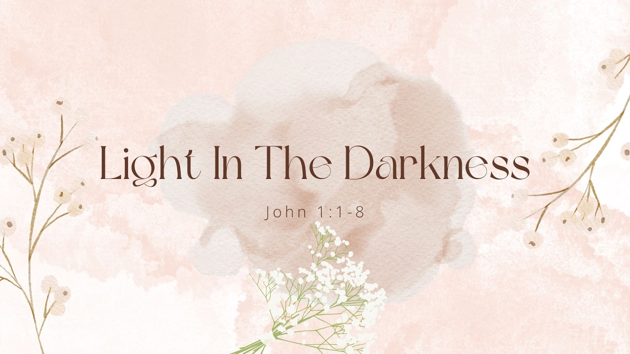 Light In The Darkness (John 1:1-8)