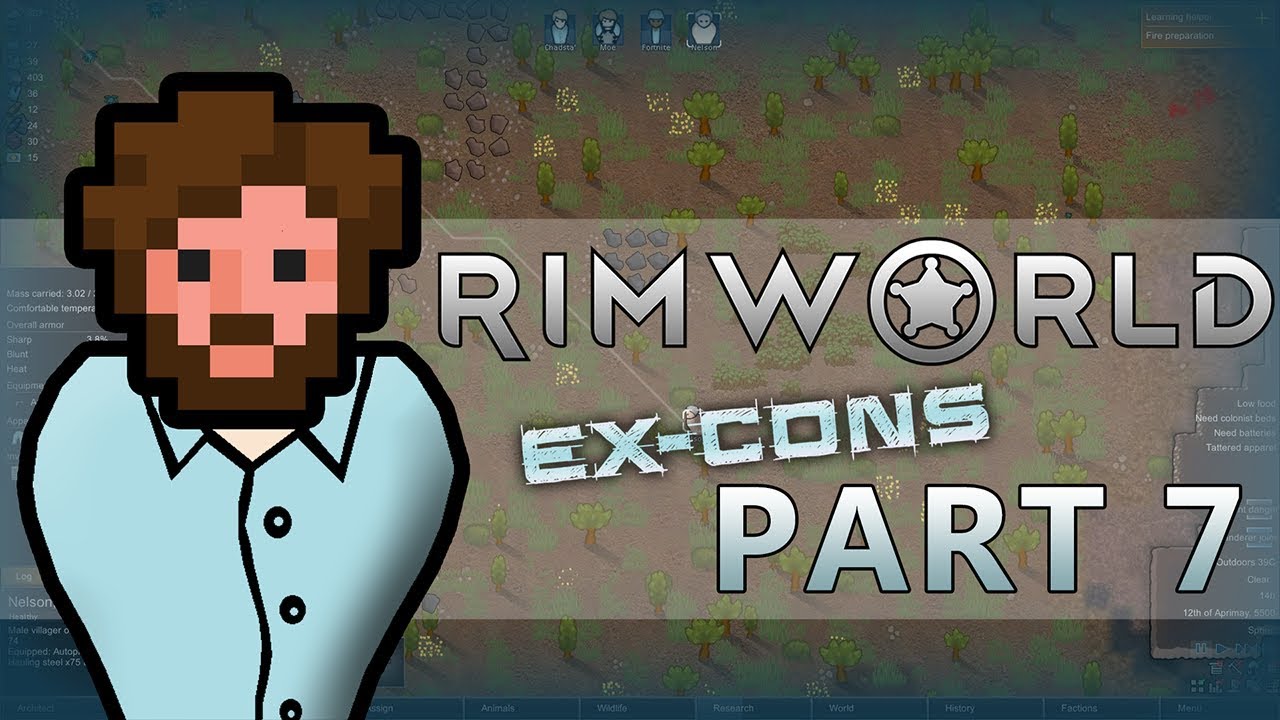 Our First New Colonist! - Rimworld - Let's Play