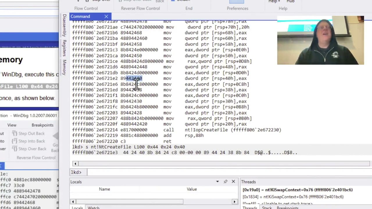 PMA 432 WinDbg Preview Kernel Debugging