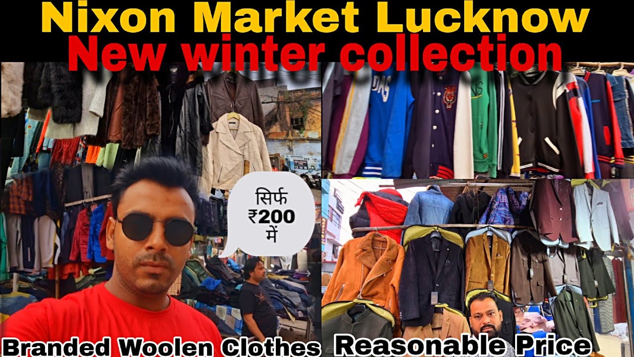 सिर्फ  ₹200 में Sweater Jacket और Hoodie | Nixon Market Latest Video Lucknow | New Woolen collection