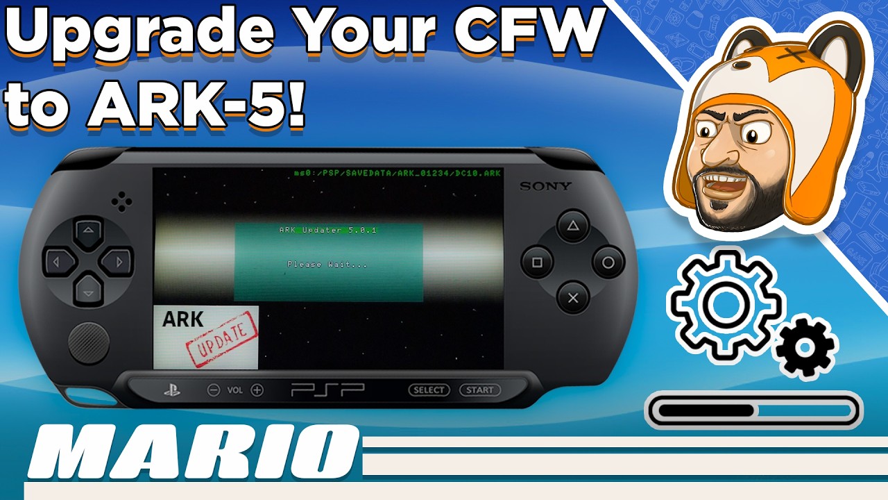 How to Upgrade Any Modded PSP to ARK-5 CFW - Overclocking & More!