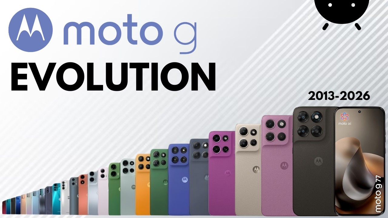 The EVOLUTION of Motorola Moto G Series 2013-2026