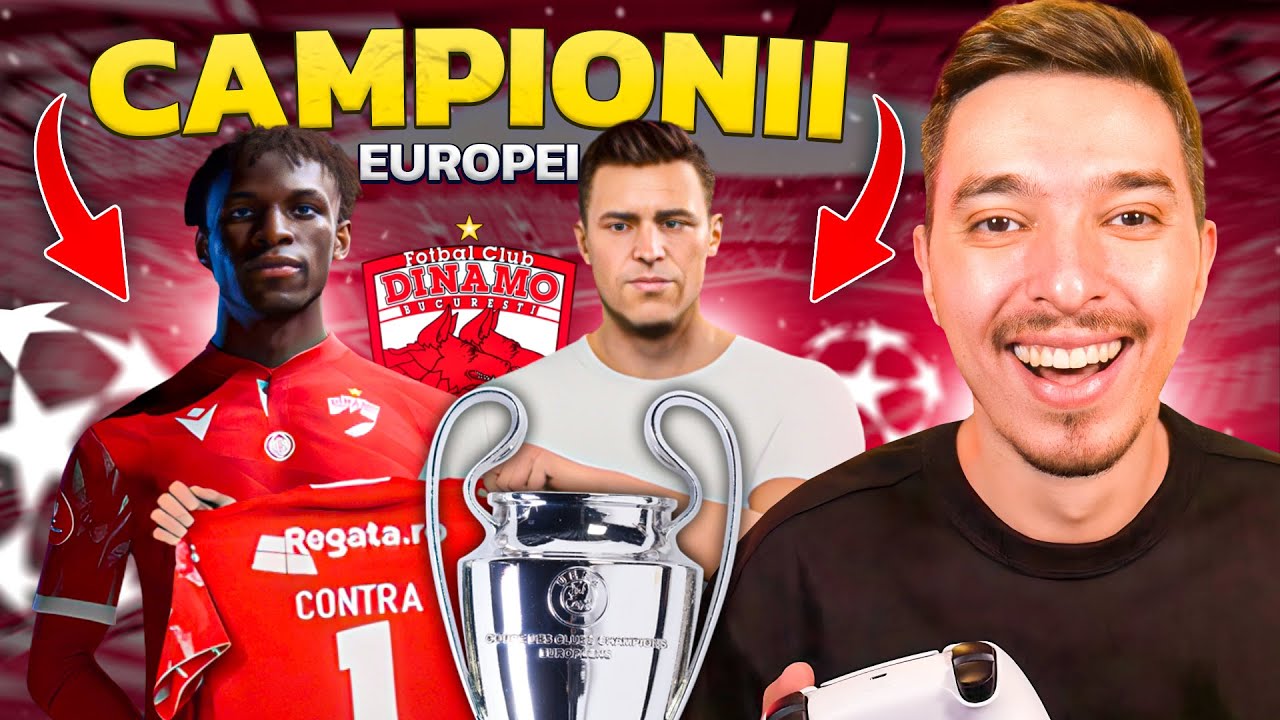 TRANSFER 1 JUCATOR PE SEZON LA DINAMO BUCURESTI PANA CASTIG UCL DAR NE FURA ACTIONARII !!! EA FC 24!