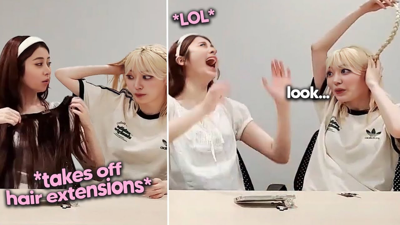 Yunjin & Sakura forgetting their idol image (they don't care anymore 😭)