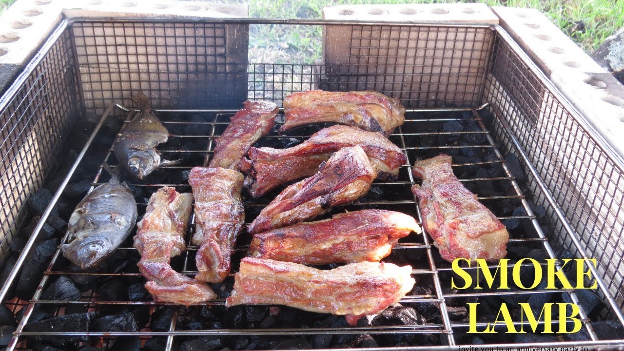 SMOKE BBQ LAMB MEAT - TONGAN STYLE 2018