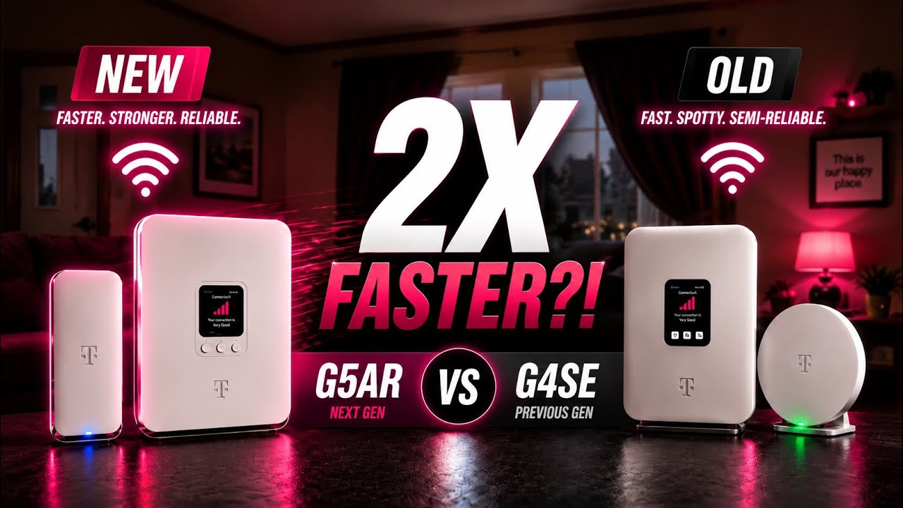 Мой Wi-Fi от T-Mobile наконец-то стал БЫСТРЫМ&hellip; G5AR против G4SE 😳