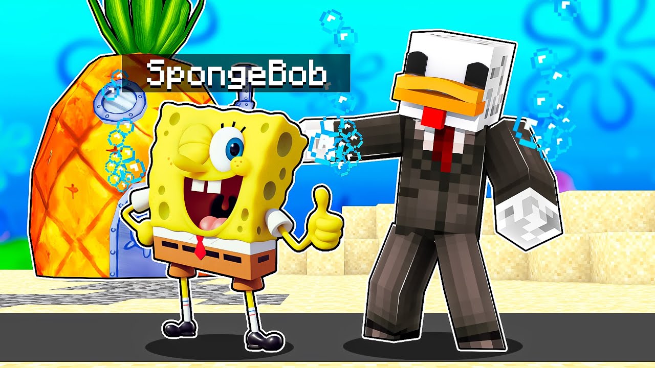 BELLAFACCIA INCONTRA SPONGEBOB SU MINECRAFT