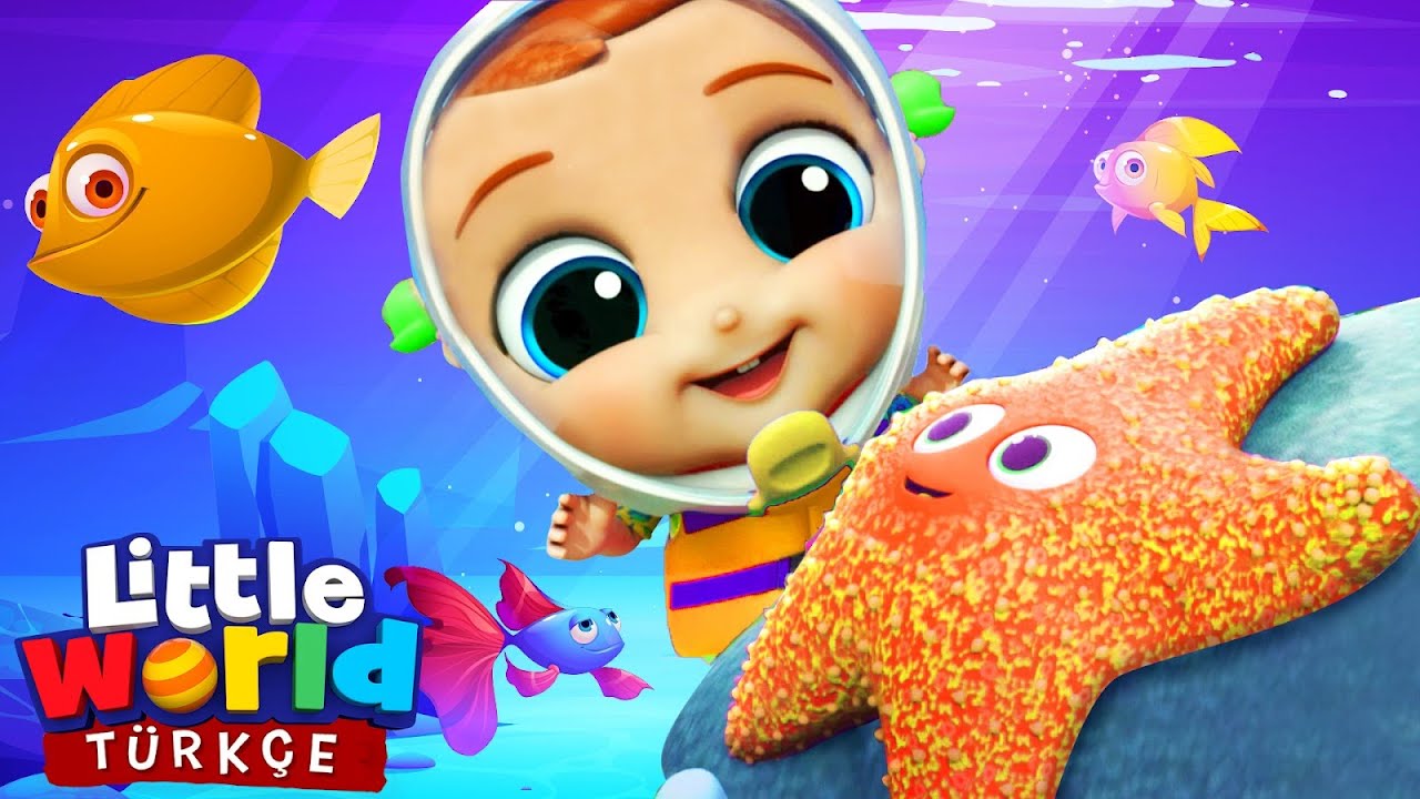 Bebek, Okyanustaki Canlıları Tanıyalım | Eğlenceli Ve Öğretici Çocuk Şarkıları | Little World Türkçe
