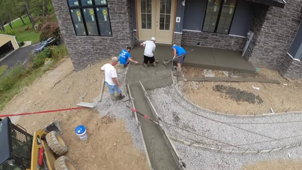 Tying Up Loose Ends! Concrete Sidewalk Pour, Majestic Ashler Slate Patio, and Sealing!