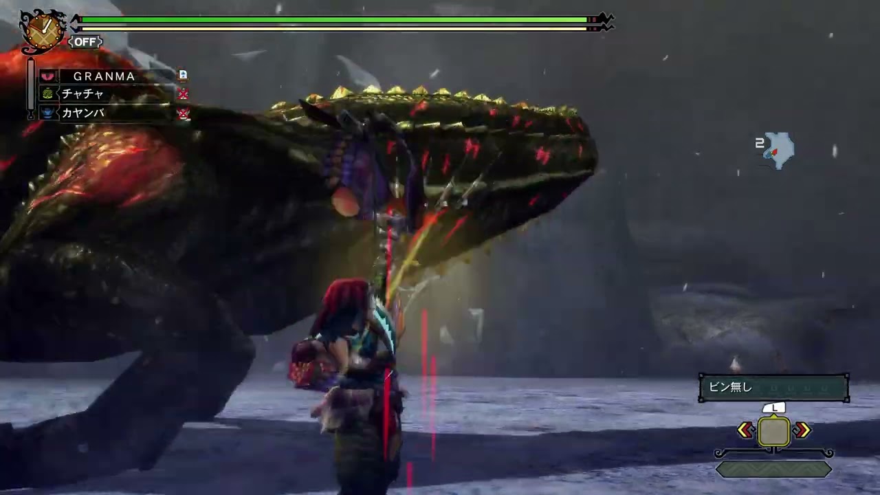 MH3G  怒りを喰らうイビルジョー  8分15秒  弓  ソロ  討伐