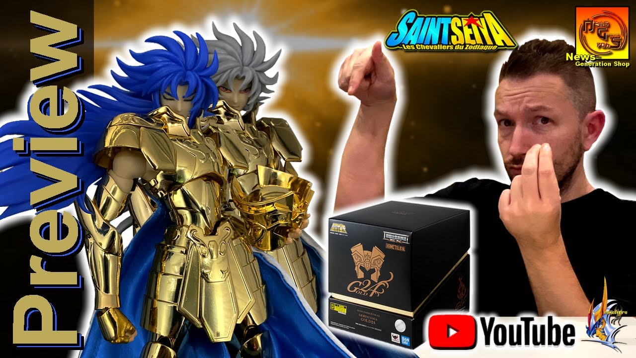 Saint Seiya Myth Cloth - miketigra - SAGA DES GEMEAUX EX MÉTAL 24k - MASTERPIECE Bandai ou ARNAQUE ?