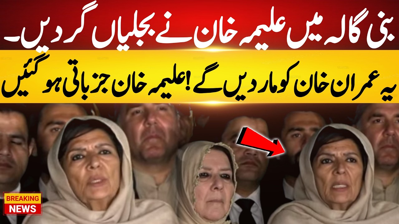 Aleema Khan's fiiery speech in Bani Gala. They will finish Imran Khan.