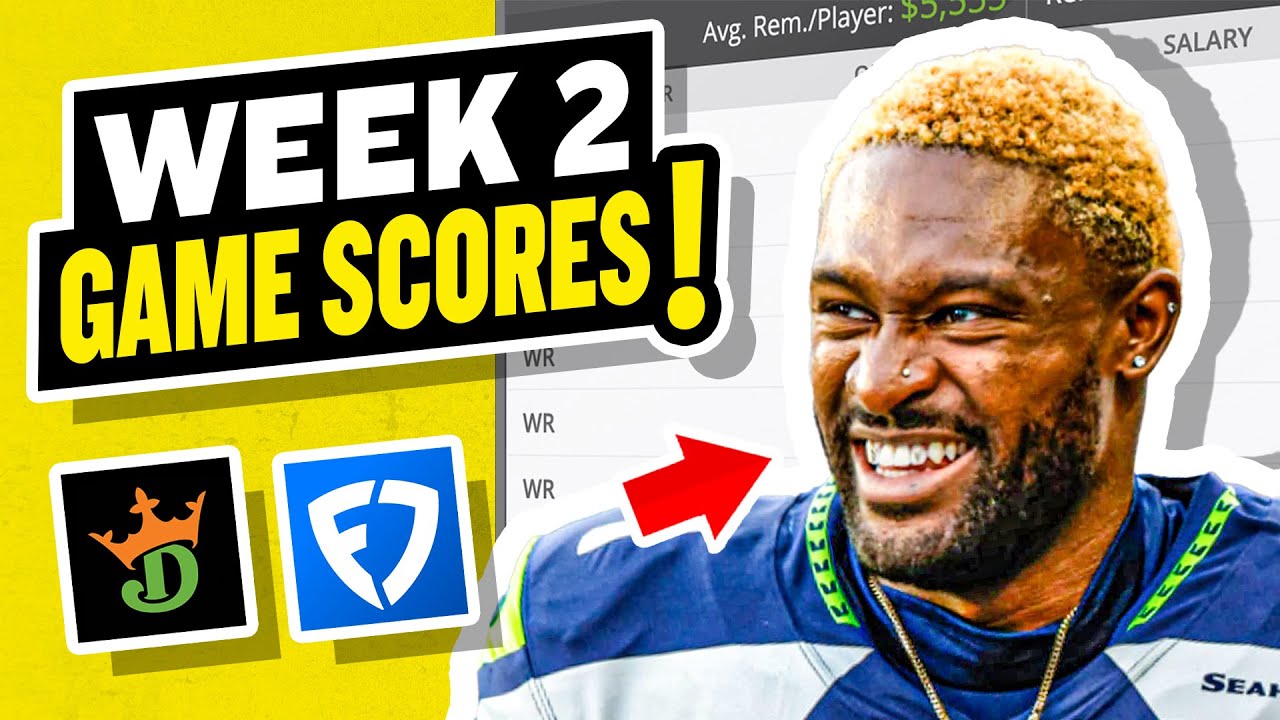 Top GPP Game Stacks for Draftkings Week 2