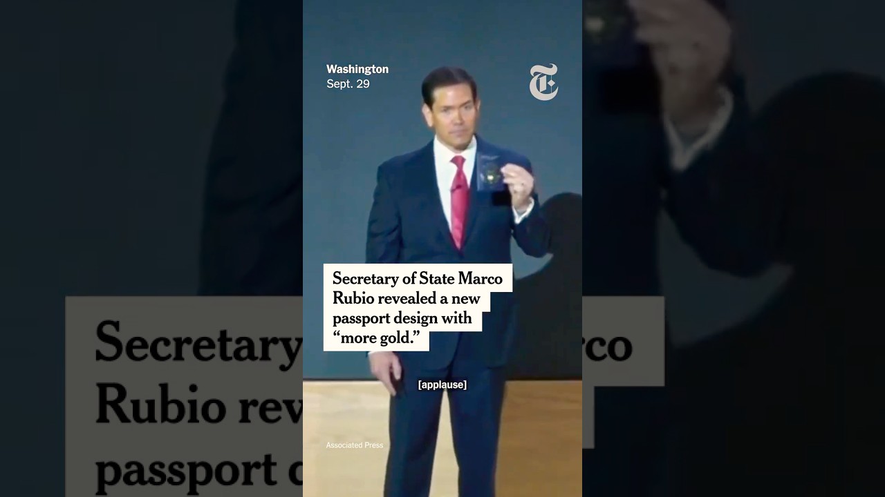 Marco Rubio Reveals Redesigned U.S. Passport
